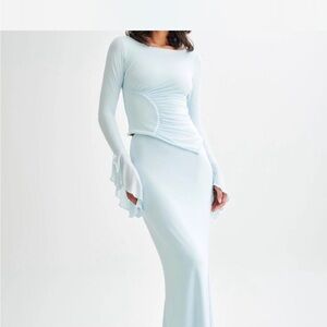 Meshki Light Blue Long Sleeve Set